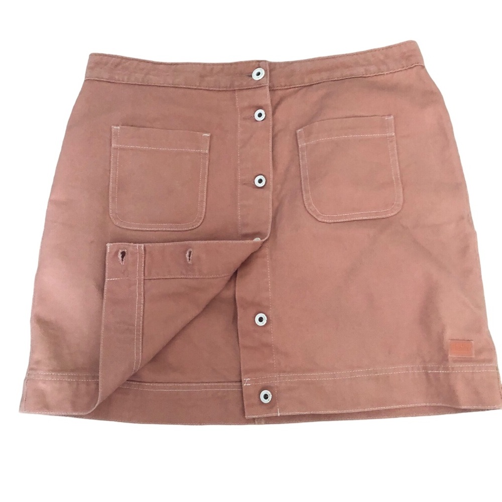 Scotch and Soda mini skirt Amsterdam Blauw cotton buttons pockets corduroy trim